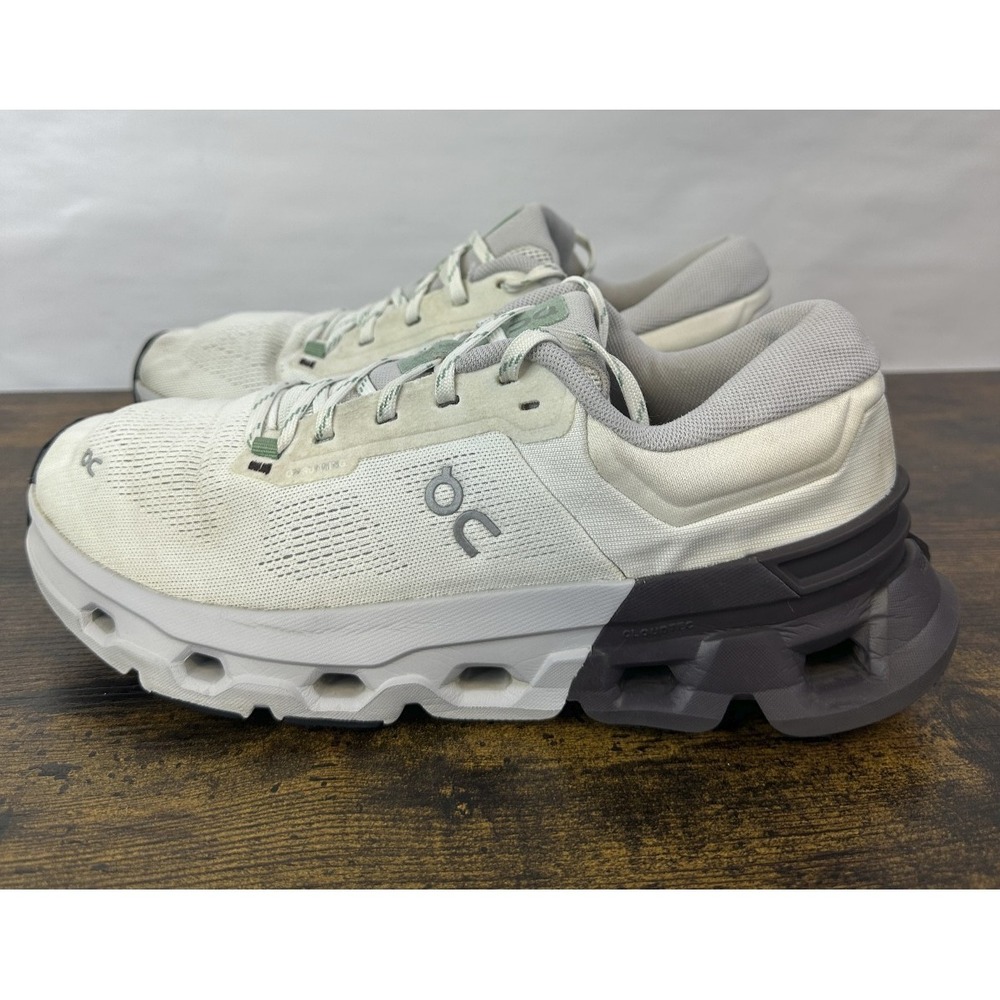 On Cloudflyer 5 White Pebble Mens Running Shoes Size 9 Gym Athletic Stability - Picture 5 of 16